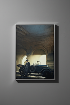 Peaky Blinders Canvas - Ασημί Κορνίζα Close-up