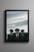 Peaky Blinders Canvas - Μαύρη Κορνίζα Close-up