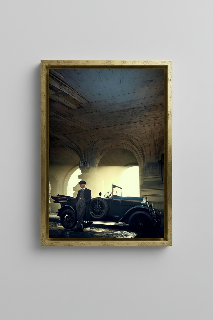 Peaky Blinders Canvas - Χρυσή Κορνίζα