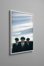 Peaky Blinders Canvas - Λευκή Κορνίζα