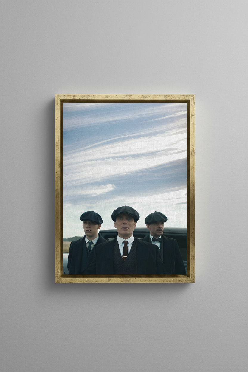 Peaky Blinders Canvas - Χρυσή Κορνίζα