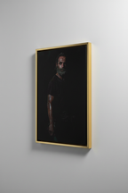 Rick Grimes Canvas με Χρυσή Κορνίζα