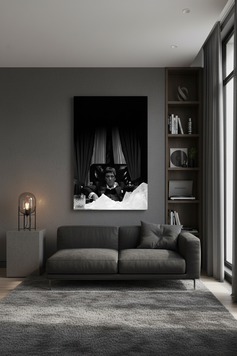 Scarface Canvas σε Δωμάτιο