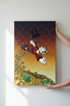 Χέρια που κρεμάνε τον Scrooge McDuck LV Canvas