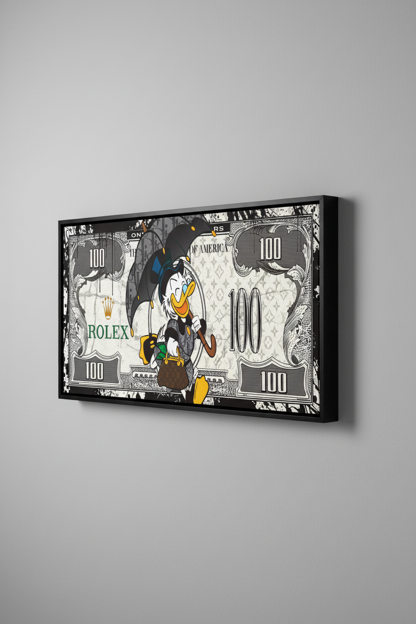 Scrooge McDuck Rolex Black Frame - No White Border