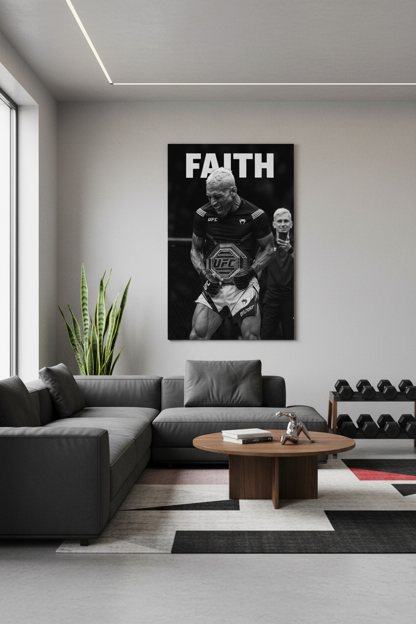 UFC Faith Canvas σε Δωμάτιο