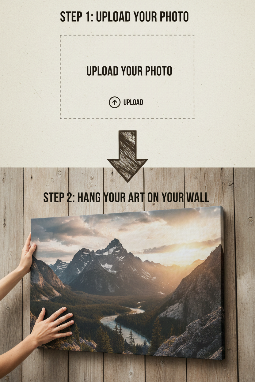Upload to Hang Mountain Canvas