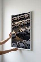 White Frame Canvas Installation