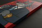 Wolf Canvas with Edge