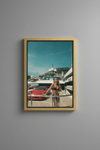 Yacht Ferrari Canvas - Χρυσή Κορνίζα